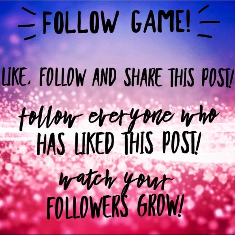 🌷 Follow Game!🌷